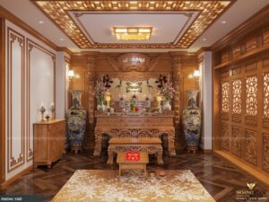 Hoa cắm bàn thờ thể hiện lòng thành kính