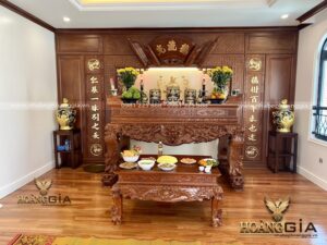 Công ty thiết kế thi công phòng thờ tại Quảng Ninh uy tín