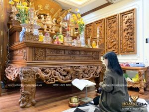Kinh nghiệm chọn công ty thiết kế thi công phòng thờ tại Sơn La