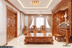 Lý do cần biết nhà 2 tầng nên để bàn thờ ở đâu?