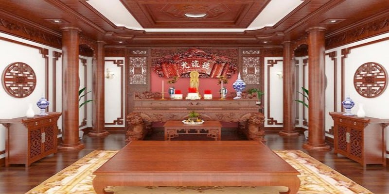 Thiết kế thi công phòng thờ tại An Giang Thiết kế thi công phòng thờ tại An Giang