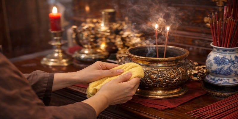 Văn khấn bao sái ban thờ chuẩn nhất Văn khấn bao sái ban thờ chuẩn nhất