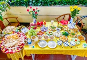 Ý nghĩa mâm cúng giao thừa ngoài trời