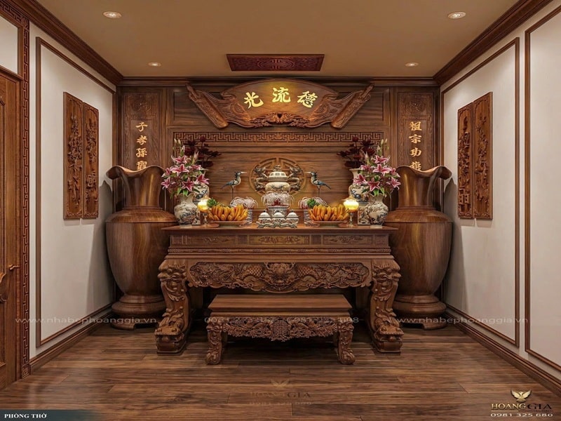 Báo giá thiết kế thi công nội thất phòng thờ Hà Giang Báo giá thiết kế thi công nội thất phòng thờ Hà Giang