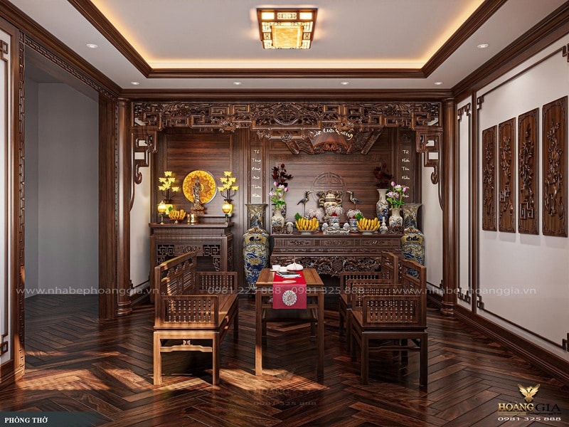 Mẫu phòng thờ đẹp tại Quảng Trị