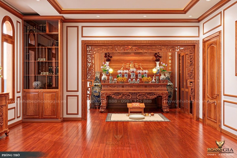 Mẫu phòng thờ đẹp hiện đại tại Ninh Bình