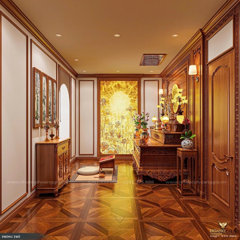 Xu hướng thiết kế phòng thờ